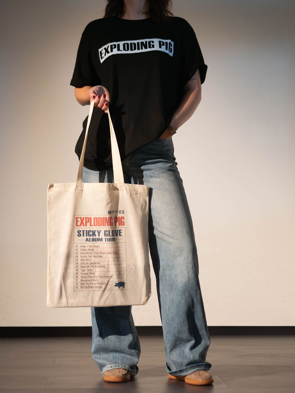 Oh F*ck Sticky Glove Tour - Tote Bag